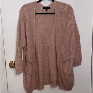Wossimo pink cardigan